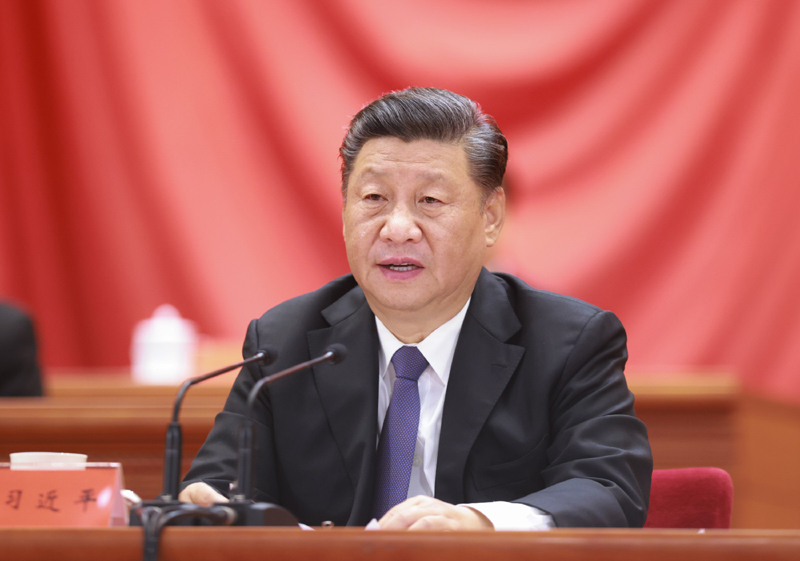 10月23日,纪念中国人民志愿军抗美援朝出国作战70周年大会在北京人民大会堂隆重举行。中共中央总书记、国家主席、中央军委主席习近平在大会上发表重要讲话。新华社记者 丁林 摄